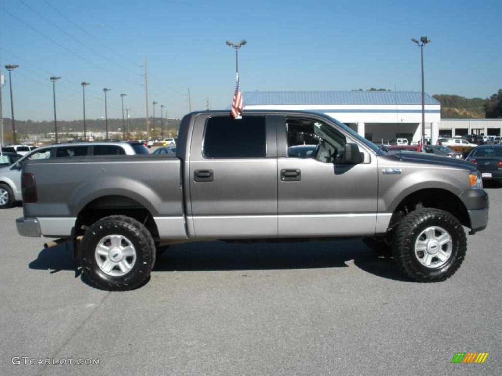 2005 F150 XLT SuperCrew - Dark Shadow Grey Metallic / Medium Flint Grey photo #2