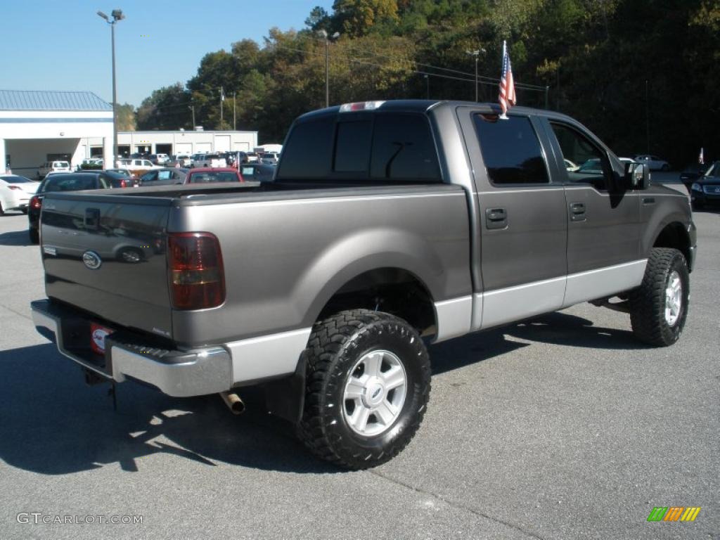 2005 F150 XLT SuperCrew - Dark Shadow Grey Metallic / Medium Flint Grey photo #3