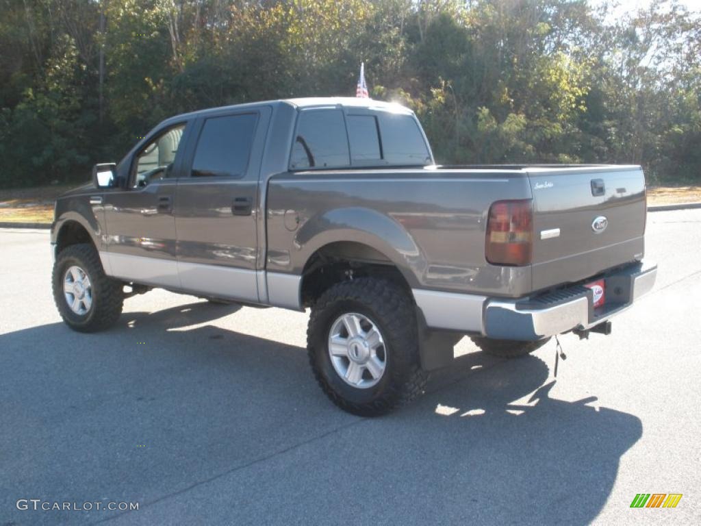 2005 F150 XLT SuperCrew - Dark Shadow Grey Metallic / Medium Flint Grey photo #5