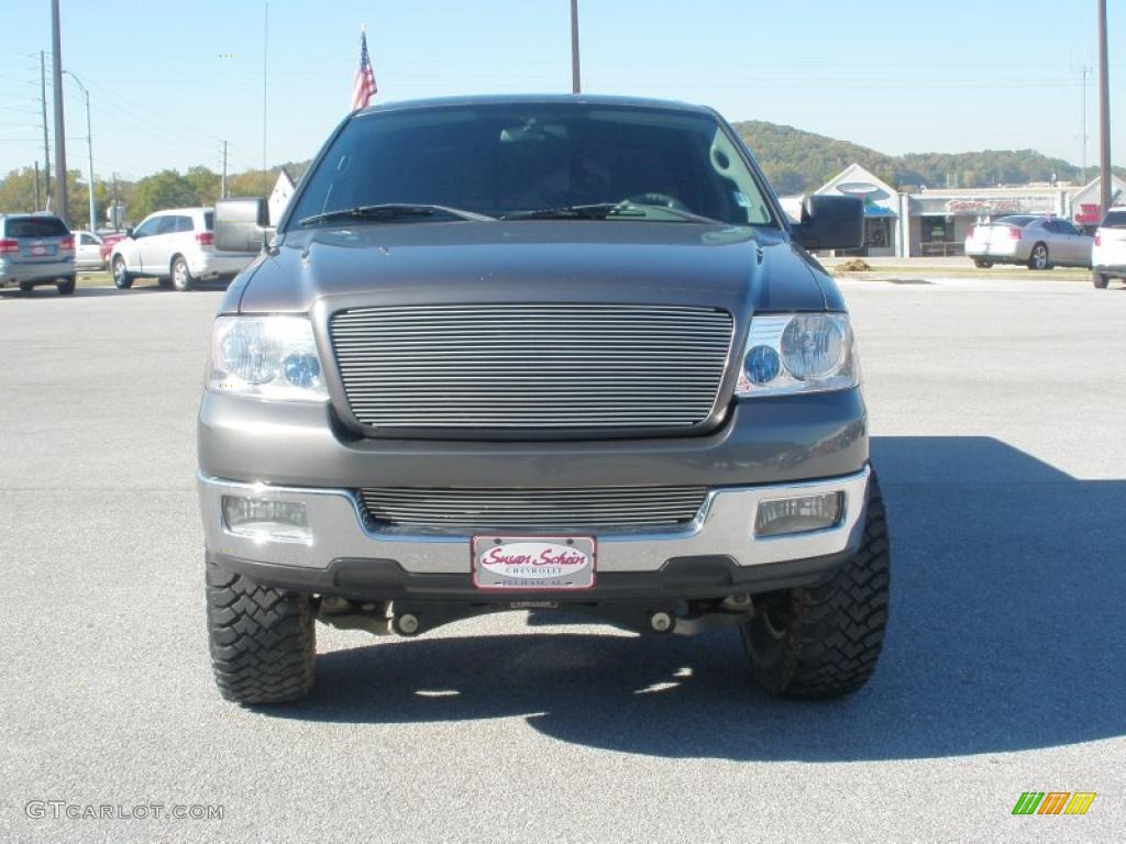 2005 F150 XLT SuperCrew - Dark Shadow Grey Metallic / Medium Flint Grey photo #8