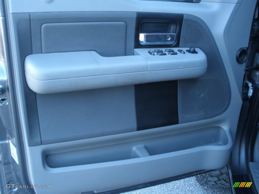 2005 F150 XLT SuperCrew - Dark Shadow Grey Metallic / Medium Flint Grey photo #14