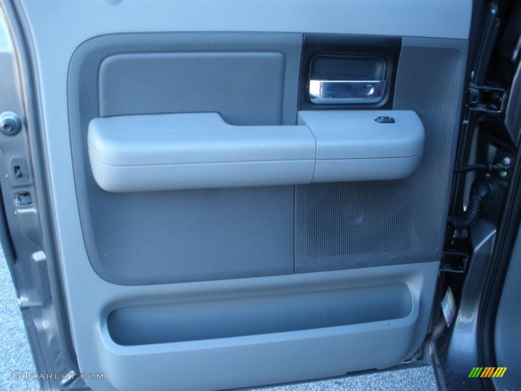 2005 F150 XLT SuperCrew - Dark Shadow Grey Metallic / Medium Flint Grey photo #16
