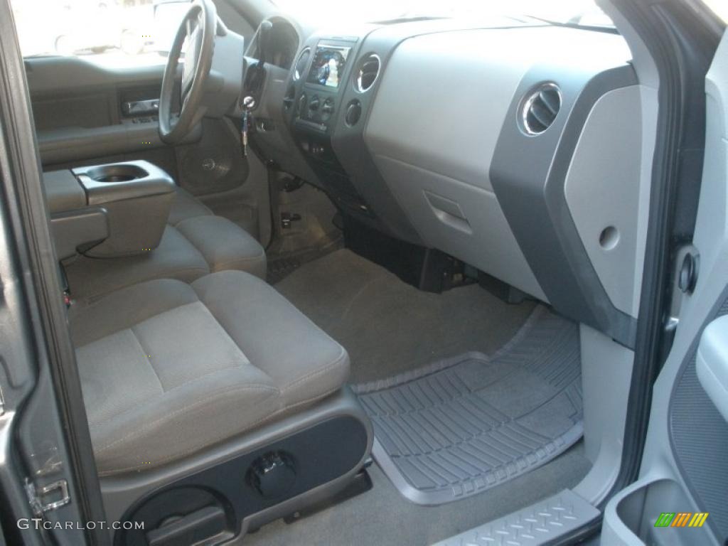 2005 F150 XLT SuperCrew - Dark Shadow Grey Metallic / Medium Flint Grey photo #17