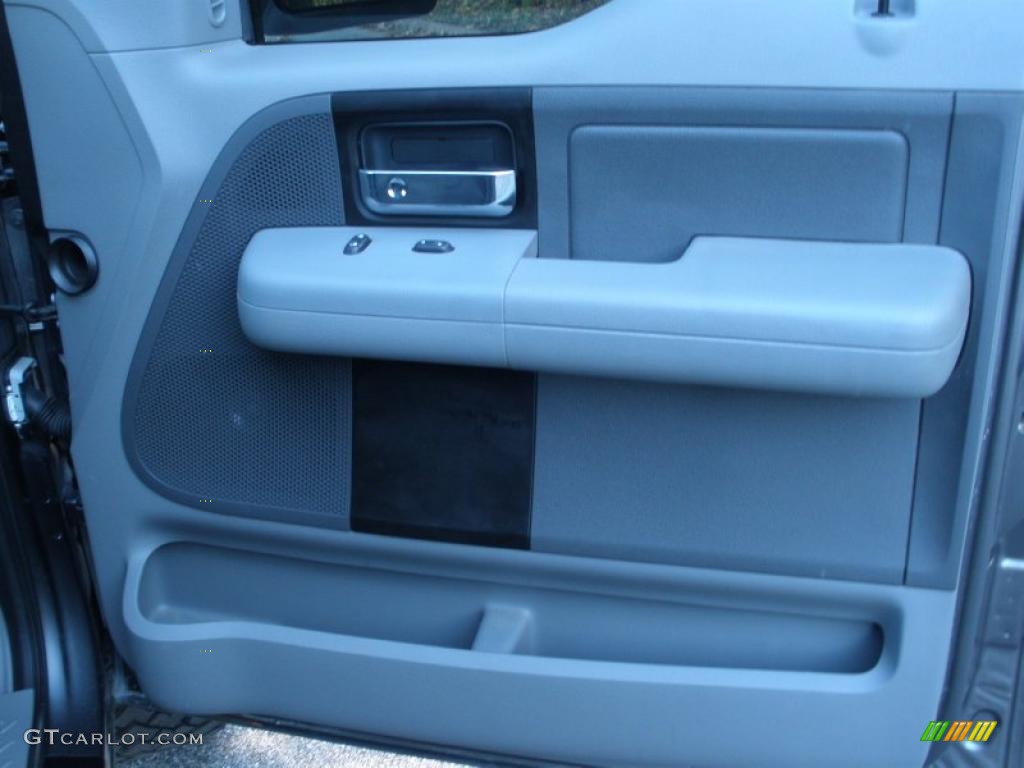 2005 F150 XLT SuperCrew - Dark Shadow Grey Metallic / Medium Flint Grey photo #18