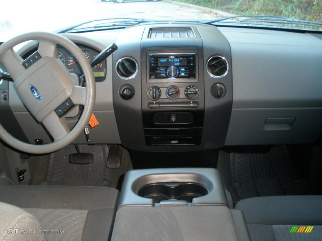 2005 F150 XLT SuperCrew - Dark Shadow Grey Metallic / Medium Flint Grey photo #21