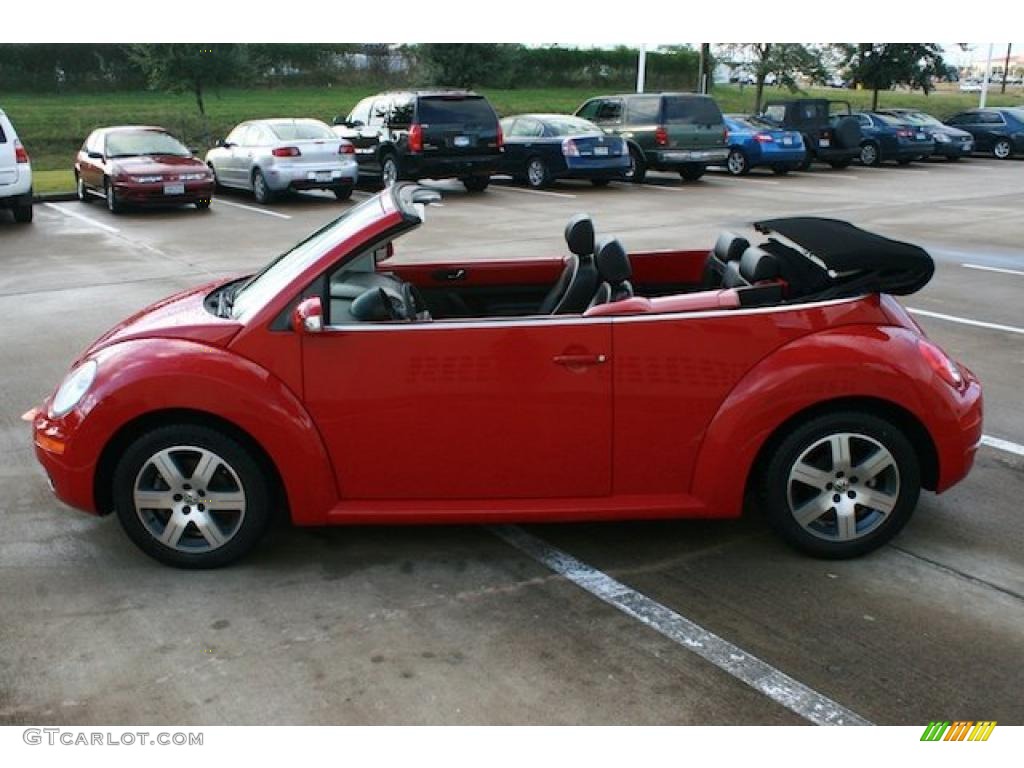 Salsa Red 2006 Volkswagen New Beetle 2.5 Convertible Exterior Photo #39738541