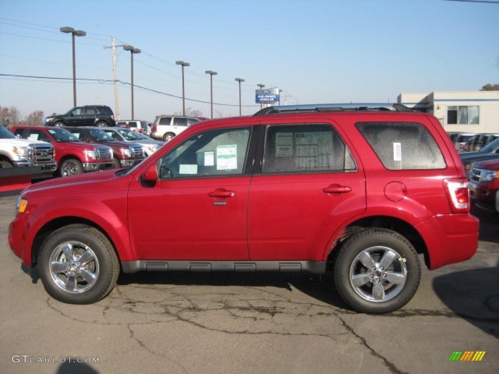 2011 Escape Limited V6 - Sangria Red Metallic / Charcoal Black photo #4