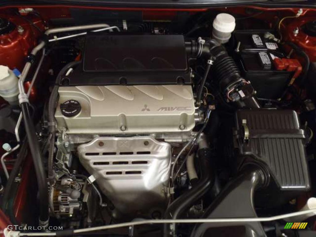 2008 Mitsubishi Eclipse SE Coupe 2.4L SOHC 16V MIVEC Inline 4 Cylinder Engine Photo #39743938