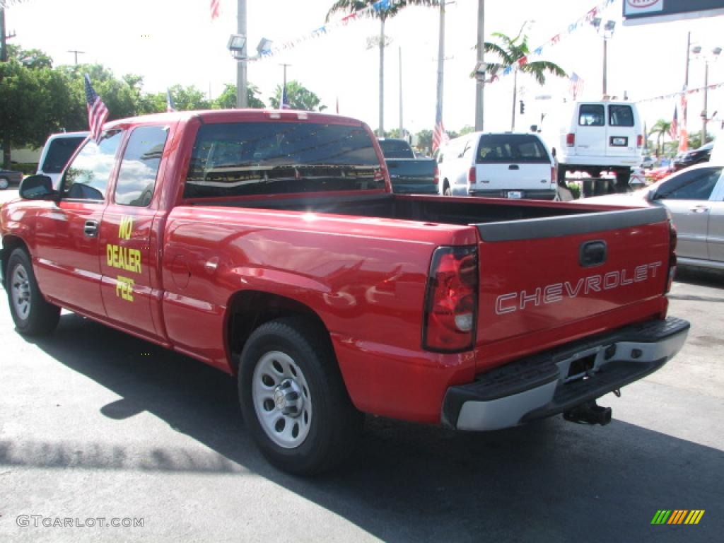 2006 Silverado 1500 Extended Cab - Victory Red / Dark Charcoal photo #6