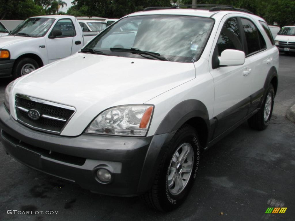 2003 Sorento EX - Clear White / Gray photo #5