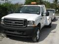 2003 Oxford White Ford F450 Super Duty XL Regular Cab 4x4 Utility Truck  photo #6