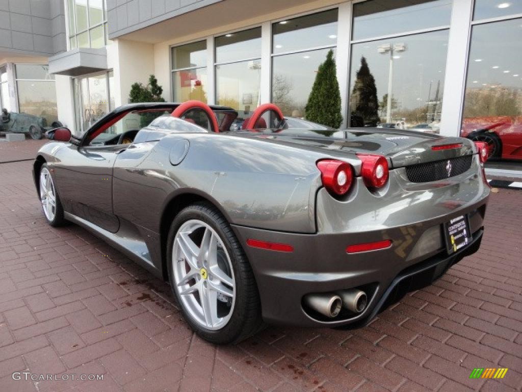 Silverstone Gray 2007 Ferrari F430 Spider F1 Exterior Photo #39746806