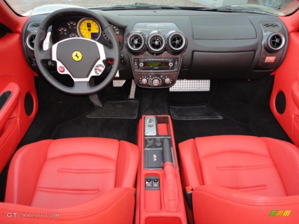 Red Interior 2007 Ferrari F430 Spider F1 Photo #39747050
