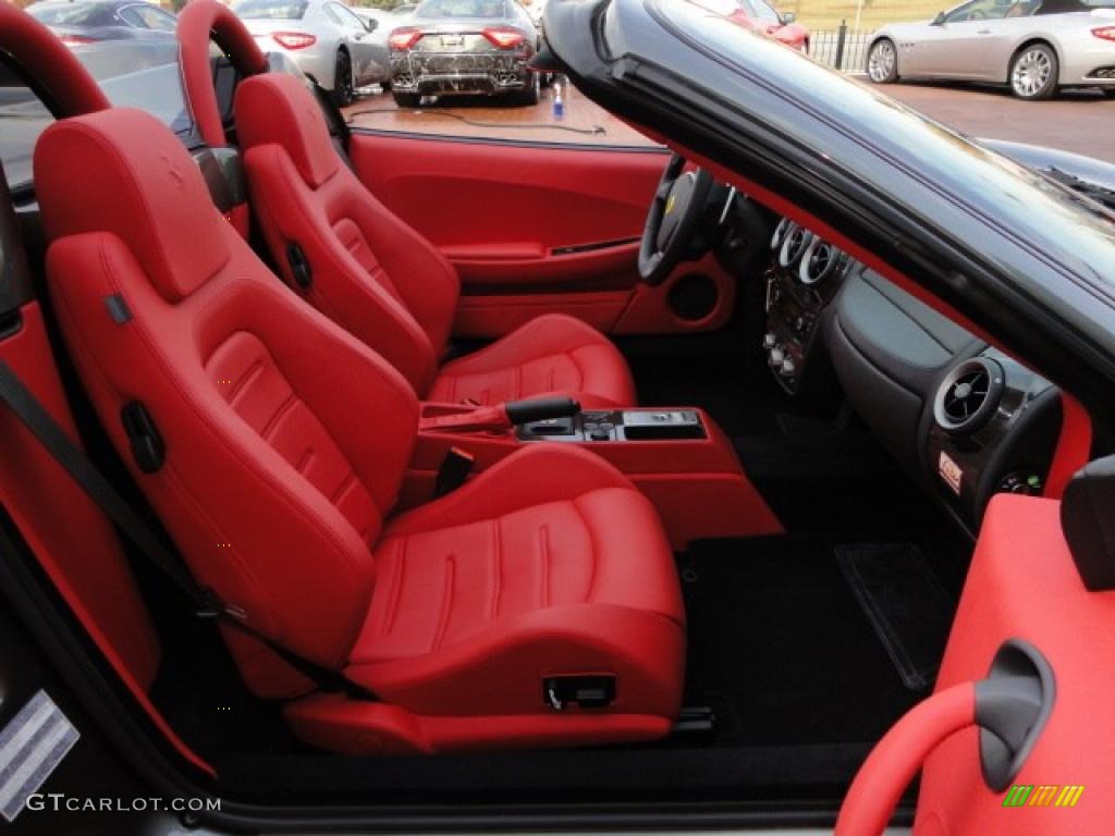 Red Interior 2007 Ferrari F430 Spider F1 Photo #39747090