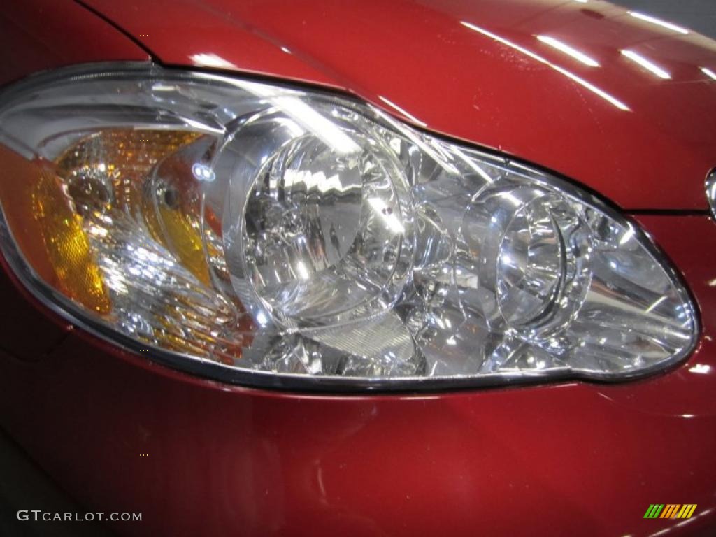 2008 Corolla LE - Barcelona Red / Beige photo #5