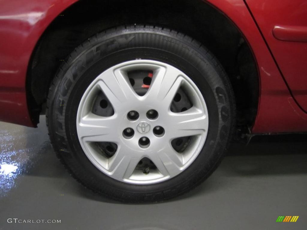 2008 Corolla LE - Barcelona Red / Beige photo #16