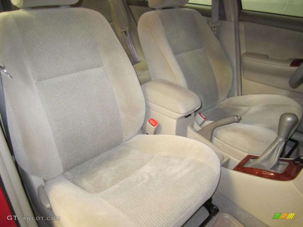 2008 Corolla LE - Barcelona Red / Beige photo #20