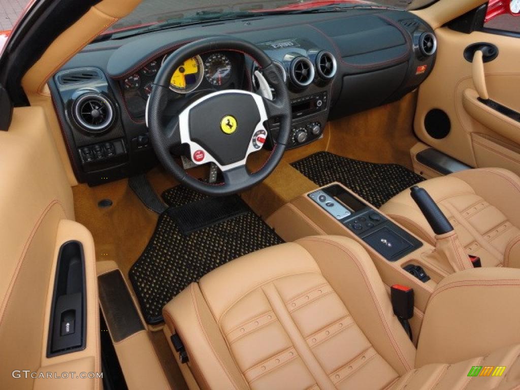 Beige Tan Interior 2007 Ferrari F430 Spider F1 Photo