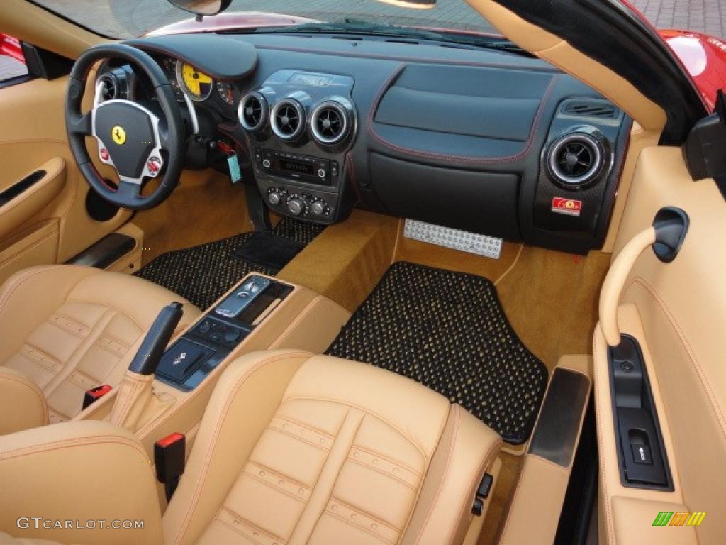 2007 Ferrari F430 Spider F1 Beige (Tan) Dashboard Photo #39747410
