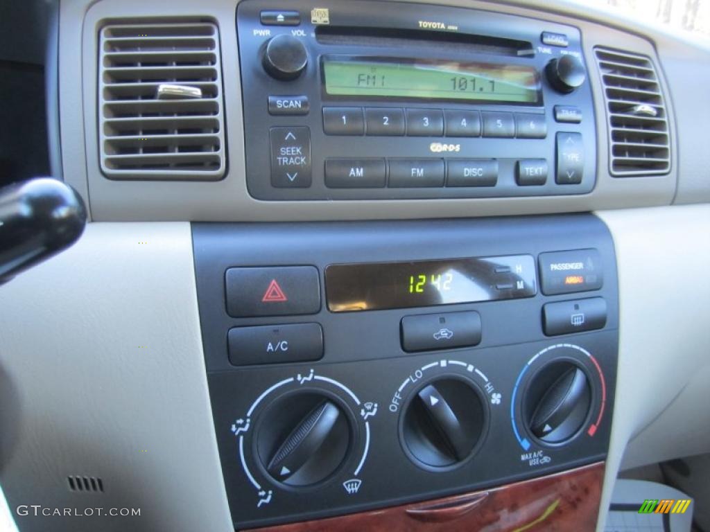 2008 Corolla LE - Barcelona Red / Beige photo #26
