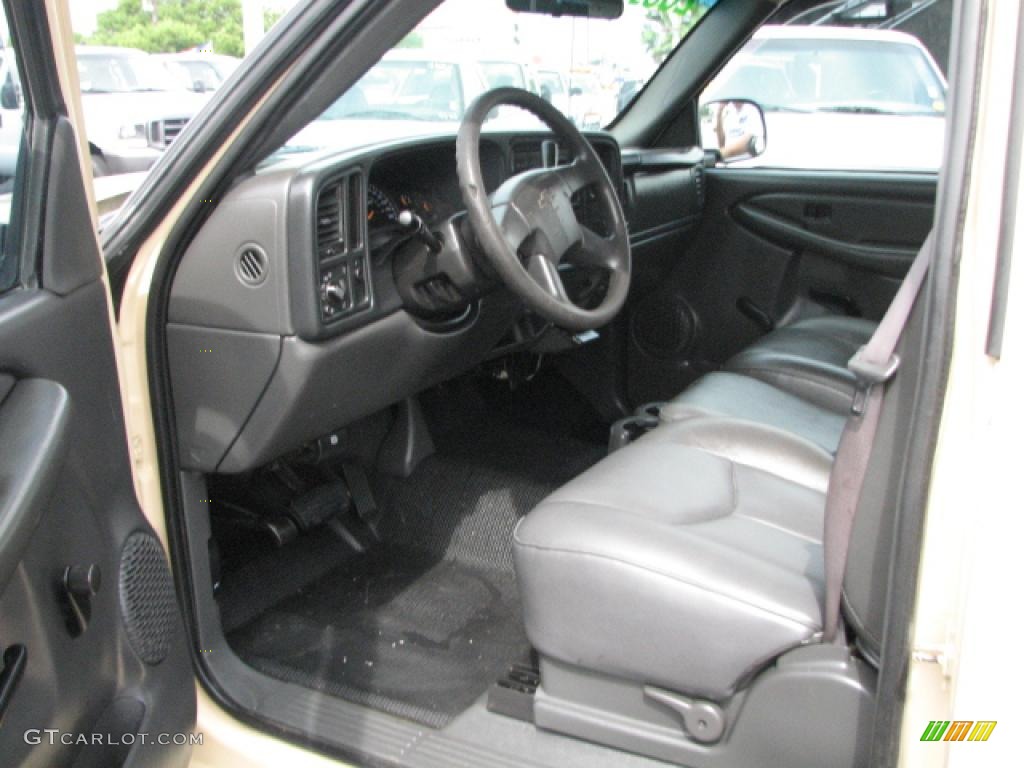 Medium Gray Interior 2003 Chevrolet Silverado 2500HD Regular Cab Chassis Utility Photo #39747718