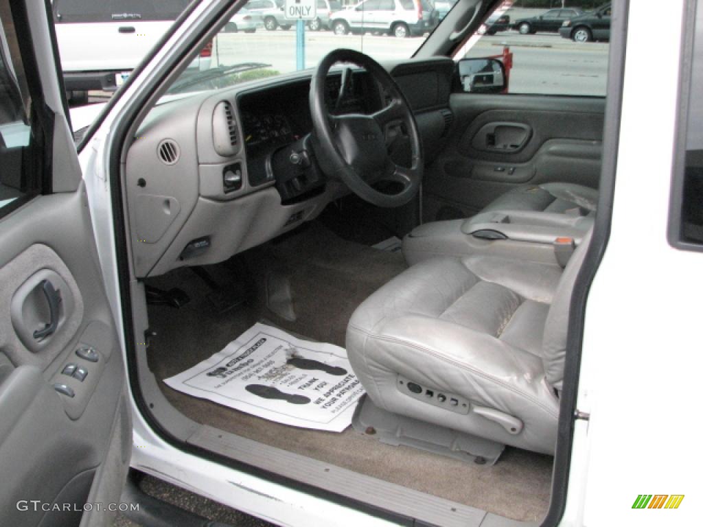 Pewter Interior 1998 GMC Sierra 1500 SLE Extended Cab Photo #39748914