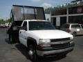 2001 Summit White Chevrolet Silverado 3500 Regular Cab Chassis Dump Truck  photo #2