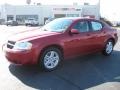 2010 Inferno Red Crystal Pearl Dodge Avenger Express  photo #1