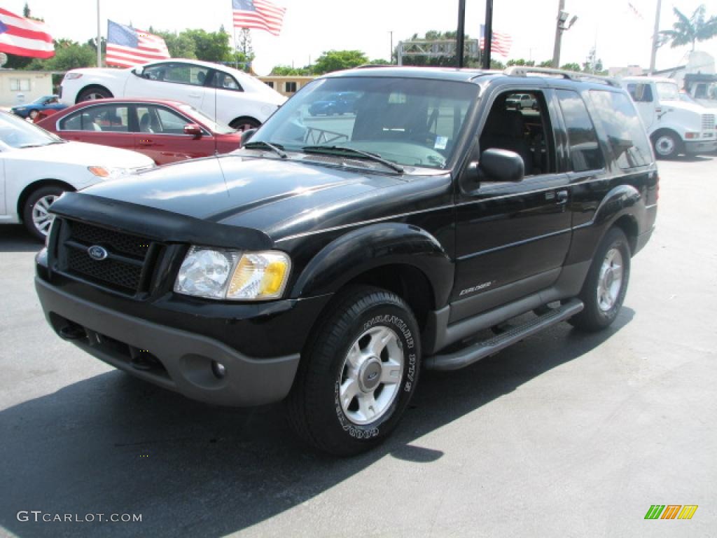 2001 Explorer Sport 4x4 - Black / Dark Graphite photo #5