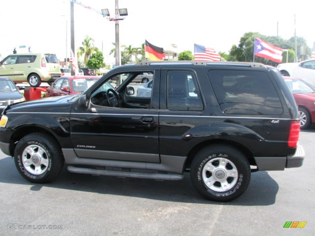 2001 Explorer Sport 4x4 - Black / Dark Graphite photo #6