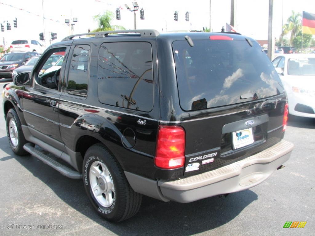 2001 Explorer Sport 4x4 - Black / Dark Graphite photo #7