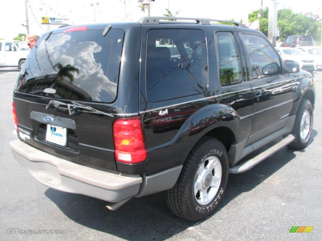 2001 Explorer Sport 4x4 - Black / Dark Graphite photo #9