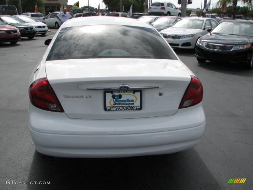 2000 Taurus LX - Vibrant White / Medium Graphite photo #8