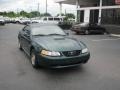 2000 Amazon Green Metallic Ford Mustang V6 Coupe  photo #2