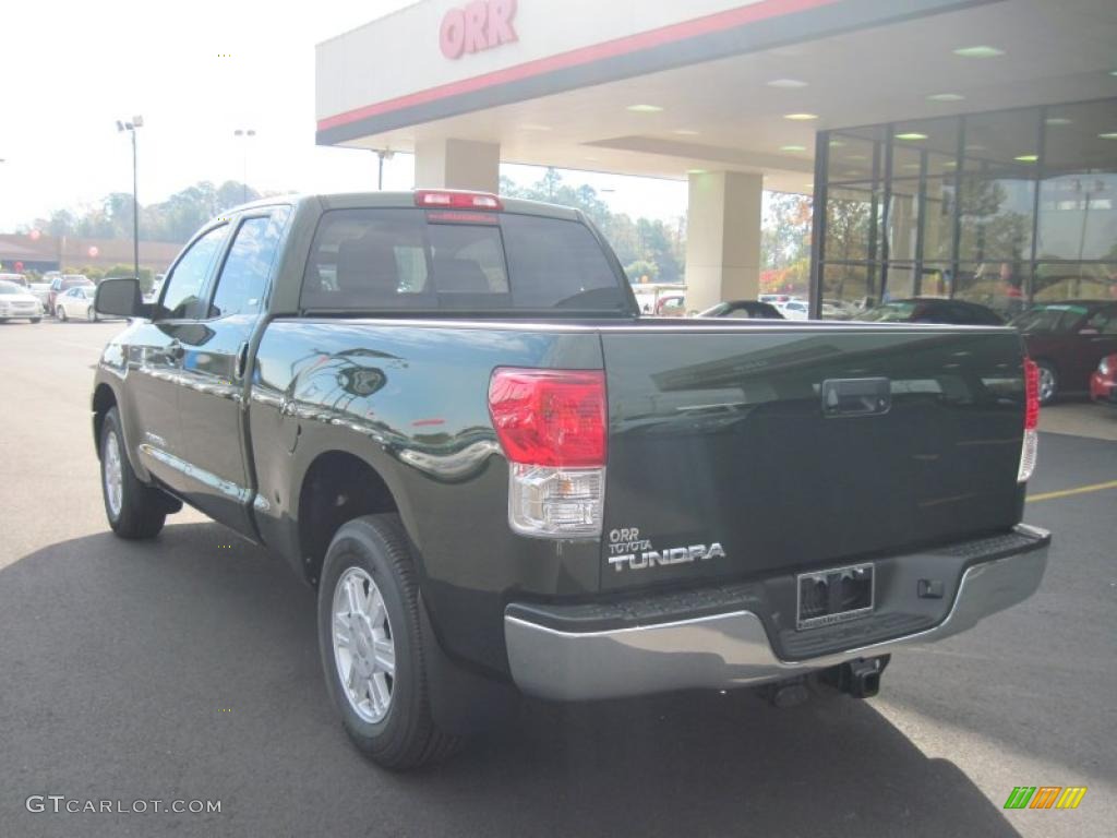 2011 Tundra SR5 Double Cab - Spruce Green Mica / Graphite Gray photo #3