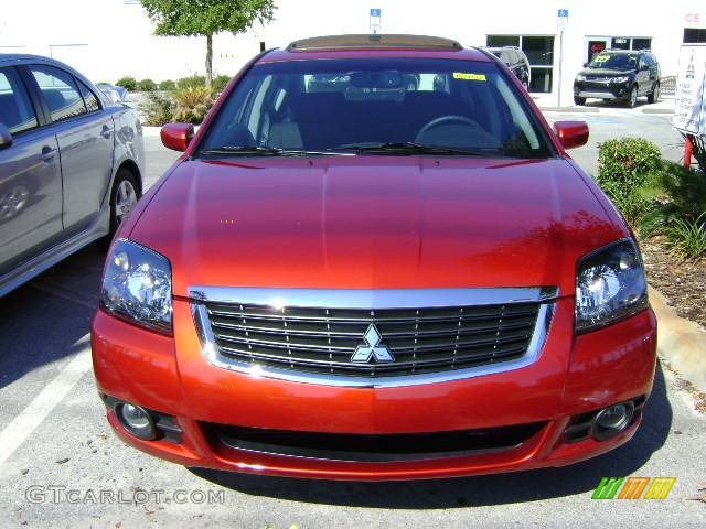 2009 Galant Sport Edition - Rave Red Pearl / Black photo #3