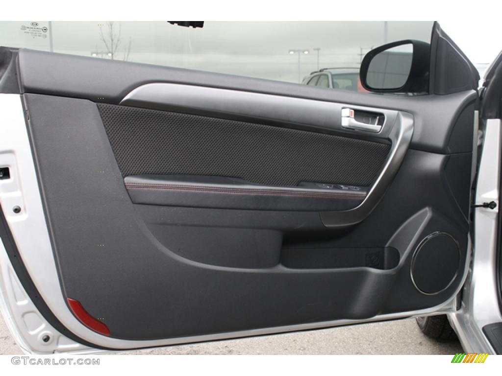 2010 Kia Forte Koup SX Black Sport Door Panel Photo #39754078