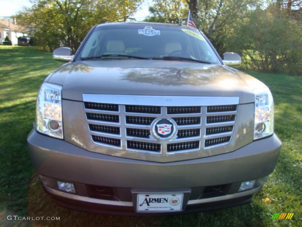 2007 Escalade ESV AWD - Radiant Bronze / Cocoa/Light Cashmere photo #3