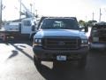 2004 Oxford White Ford F550 Super Duty XL Regular Cab 4x4 Chassis Stake Truck  photo #3