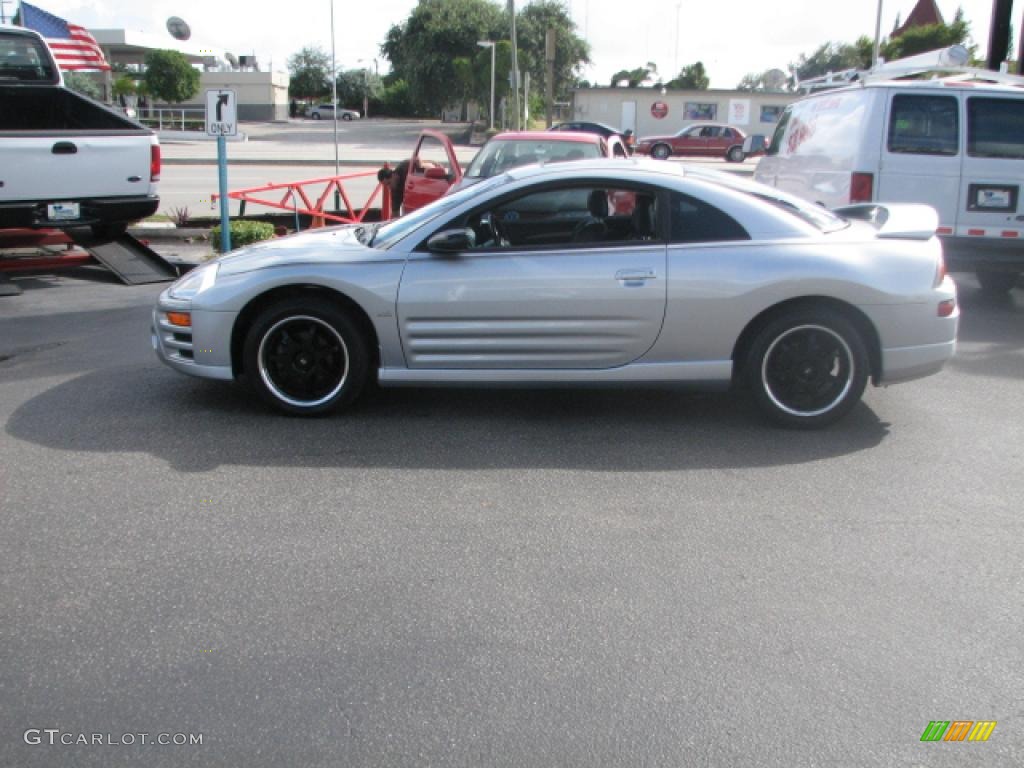 2003 Eclipse GT Coupe - Sterling Silver Metallic / Midnight photo #5