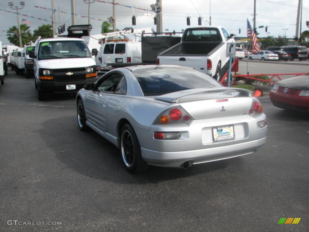 2003 Eclipse GT Coupe - Sterling Silver Metallic / Midnight photo #6