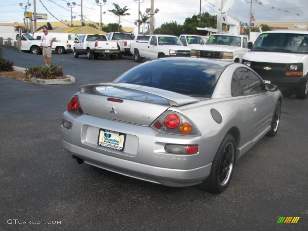 2003 Eclipse GT Coupe - Sterling Silver Metallic / Midnight photo #8