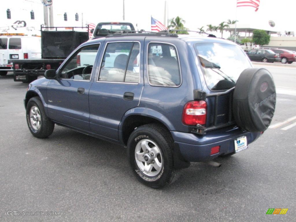 2001 Sportage EX 4x4 - Slate Blue / Gray photo #6