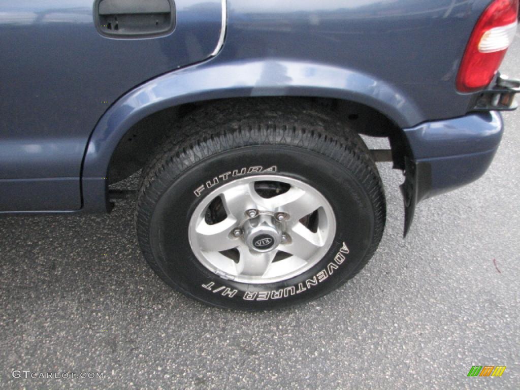 2001 Sportage EX 4x4 - Slate Blue / Gray photo #15