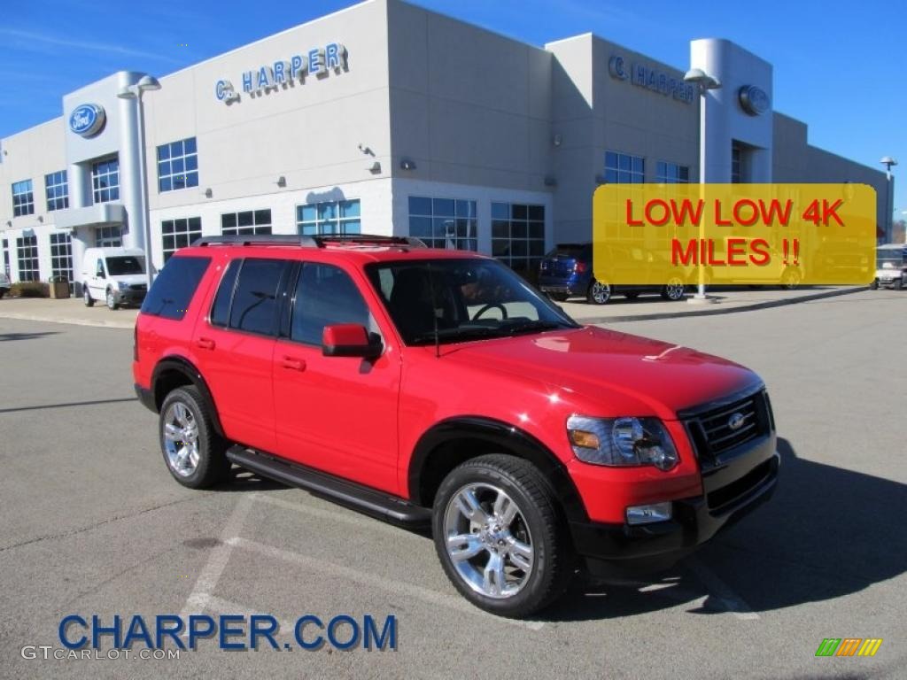 2010 Explorer XLT Sport 4x4 - Torch Red / Black photo #1