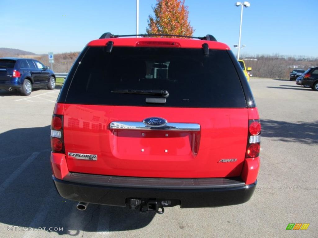 2010 Explorer XLT Sport 4x4 - Torch Red / Black photo #9
