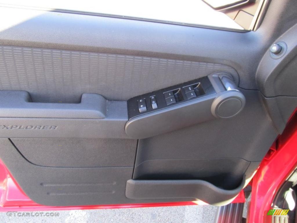 2010 Ford Explorer XLT Sport 4x4 Black Door Panel Photo #39757354