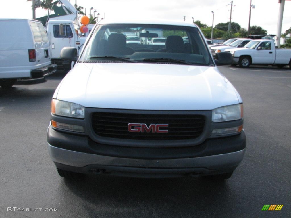 2000 Sierra 2500 SL Regular Cab - Summit White / Graphite photo #3