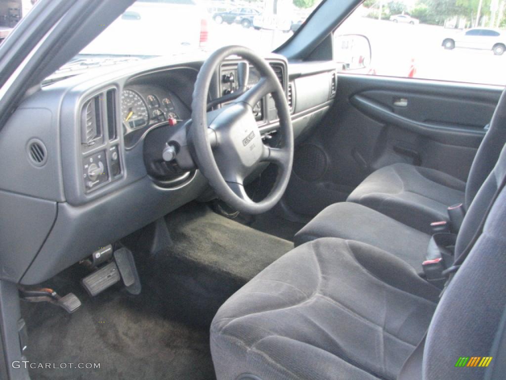 Graphite Interior 2000 GMC Sierra 2500 SL Regular Cab Photo #39757610