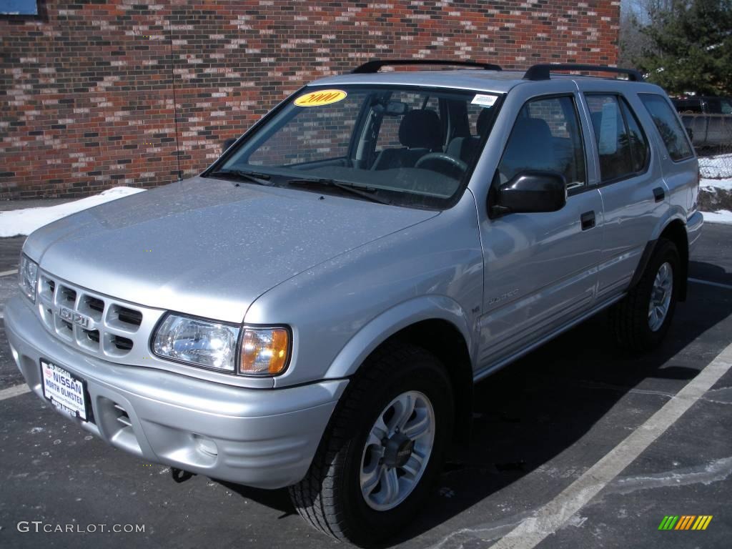 2000 Rodeo LS 4WD - Bright Silver Metallic / Gray photo #1